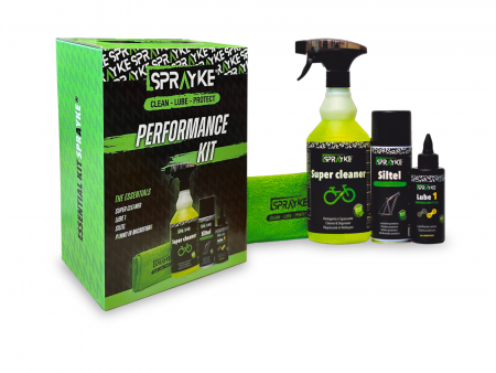 KIT SPRAYKE PERFORMANCE CLEANER/LUBE/SILTEL/PANNO