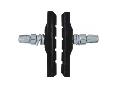 COPPIA PATTINI FRENO V-BRAKE A DADO 73MM - ASIMMETRICO